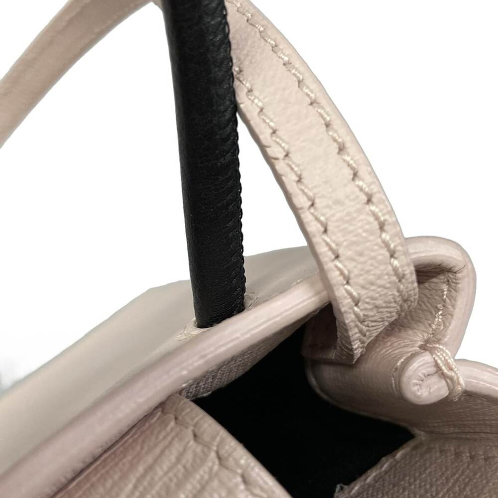 Balenciaga Shopping Phone Holder Shoulder Bag 593826 Light Pink Black - Picture 10 of 15